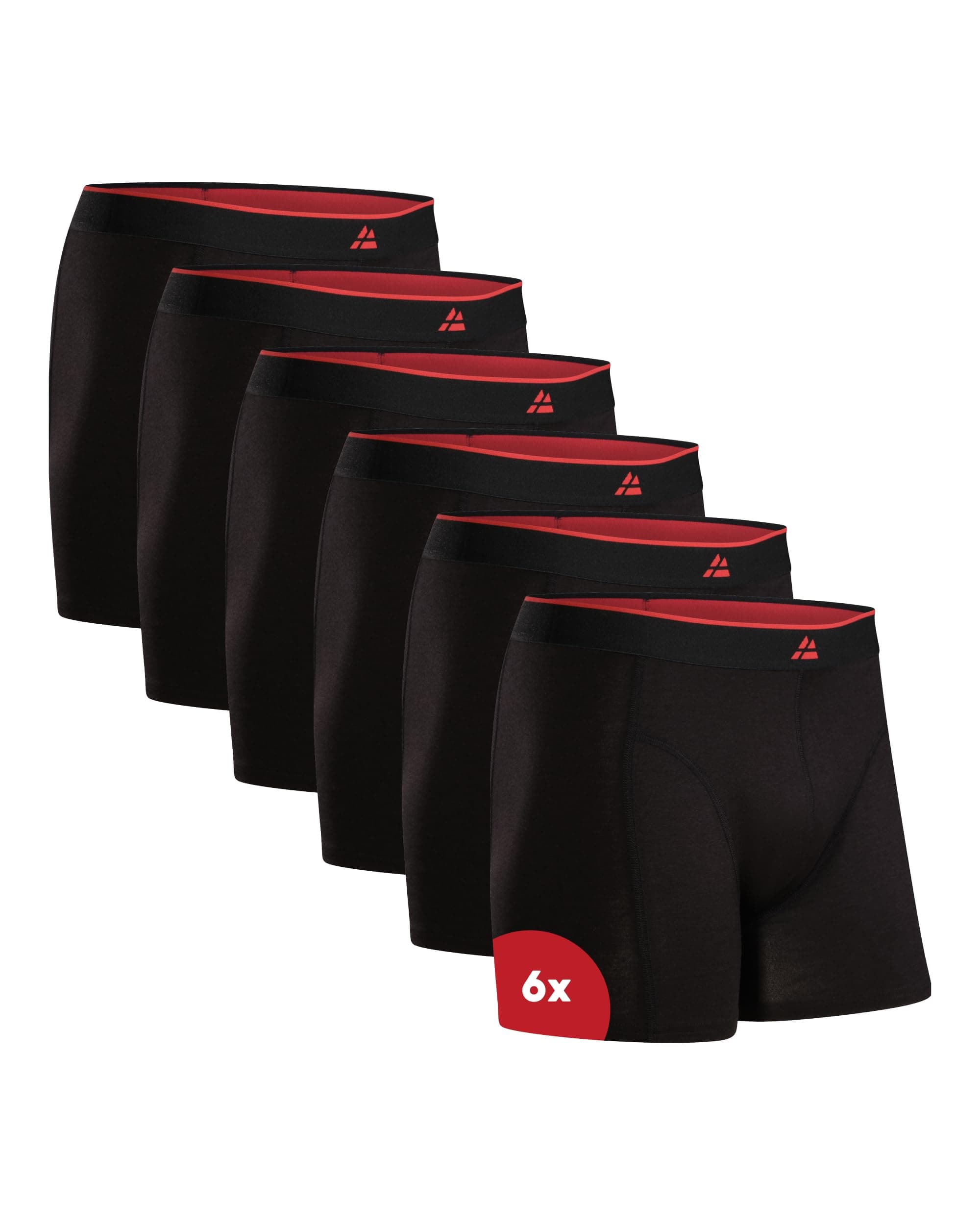 DANISH ENDURANCE Calzoncillos Hombre Boxer de Bambu, con o Sin Bragueta, Suaves y Elásticos, 6 Pack - Boxer Hombre, Ropa Interior