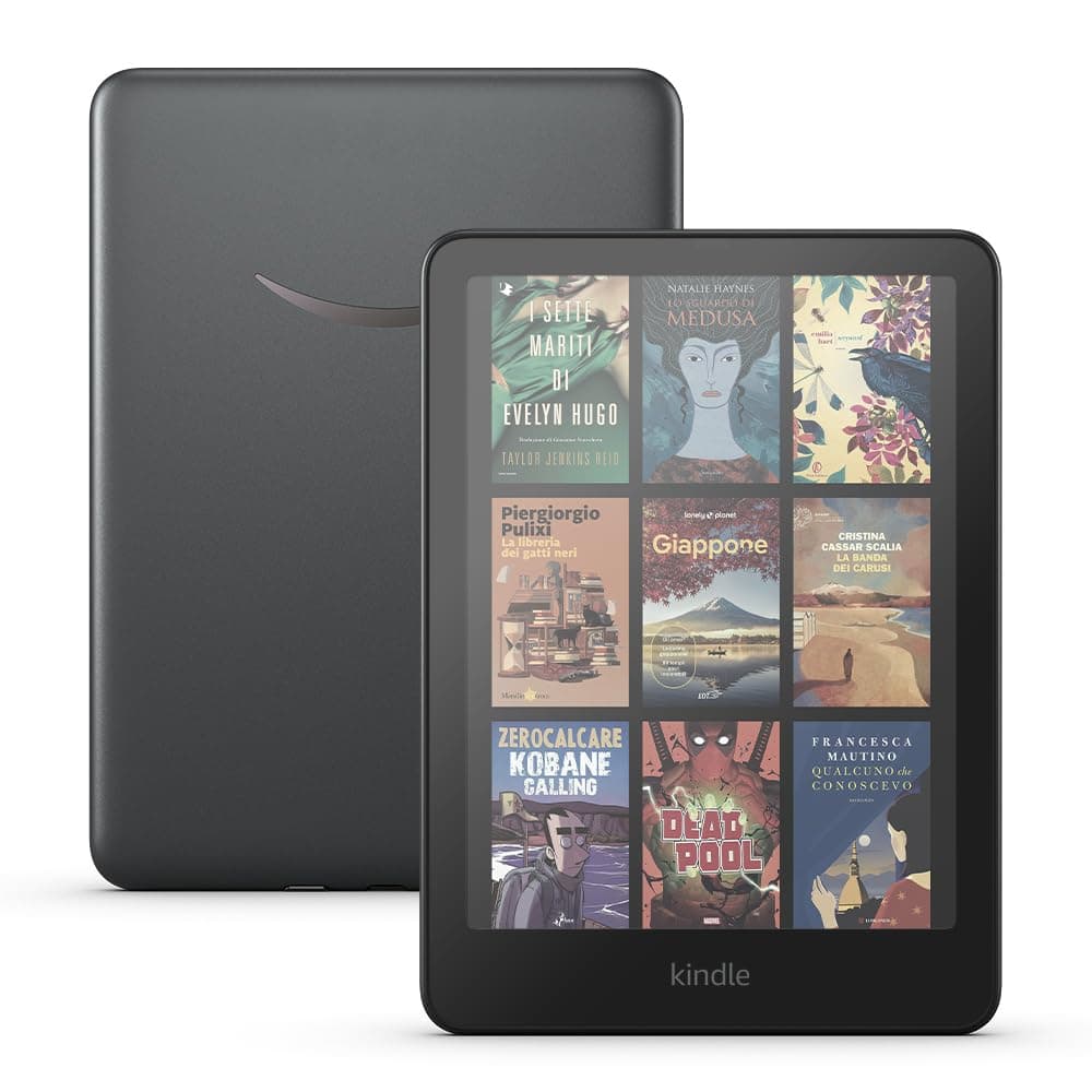 Amazon Kindle Colorsoft Signature Edition (Ultimo modello) - Con schermo a colori, luminosità frontale a regolazione automatica, ricarica wireless e lunga durata della batteria - 32 GB