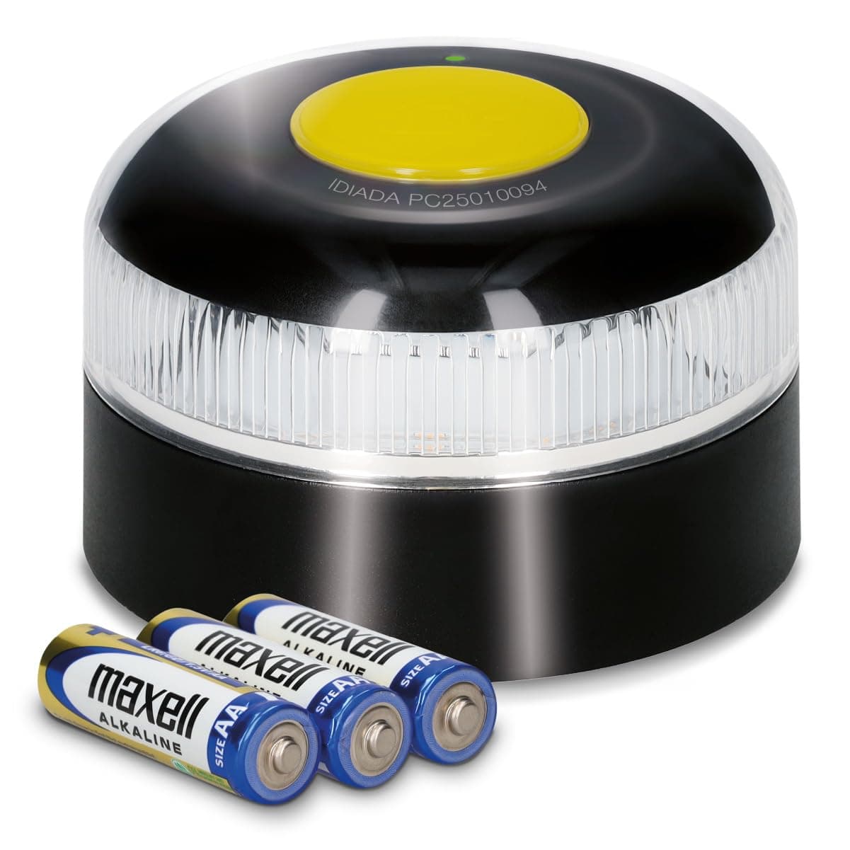 PMK GRUPO | Baliza V16 Conectada Homologada 2026 | Datos incluidos (hasta 12/2038) | Luz Emergencia LED 360º 1 km | Geolocalización GPS + SIM incluida | Conexión a DGT 3.0 | Sin App ni Suscripciones