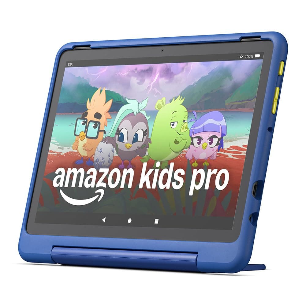 Fire HD 10 Kids Pro-Tablet (Neueste Generation), für Kinder ab dem Grundschulalter | 10-Zoll-Display, lange Akkulaufzeit, Kindersicherung und dünne Hülle | Version 2023, 32 GB, Sternennebel-Design