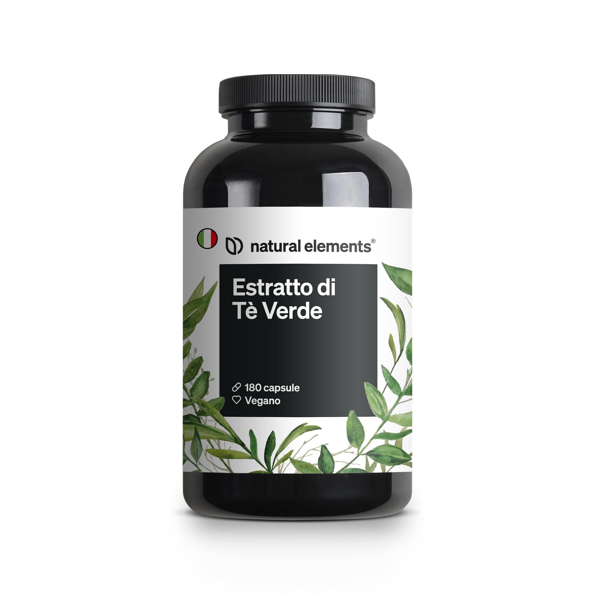 Estratto di tè verde 1998 mg per dose giornaliera – 180 capsule – con ECGC e polifenoli – vegano, alto dosaggio, zero additivi – prodotto e testato in laboratorio in Germania