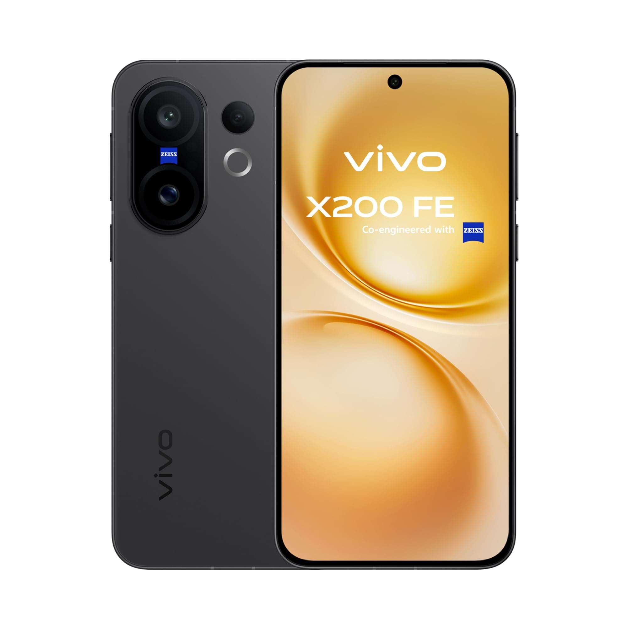 vivo X200FE 5G,Cameraphone ZEISS Teleobiettivo 50MP,Smartphone ZEISS 6.31" Master Color Display,12+12GB RAM,512GB ROM,Dimensity 9300 plus,IP68+IP69,6500mAh,90W FlashCharge,NFC, Black Luxe