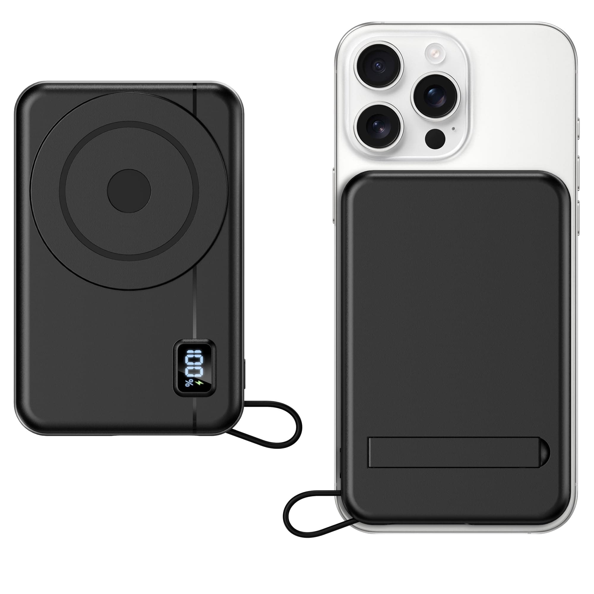 Power Bank Bateria Externa - Compatible con iPhone 17 16 15 14 13 12 Magnético Powerbank Inalambrica 10000mAh Ultra Slim Pequeño Cargador Portatil Magnetic Carga Rapida Inalámbrico Moscsaz