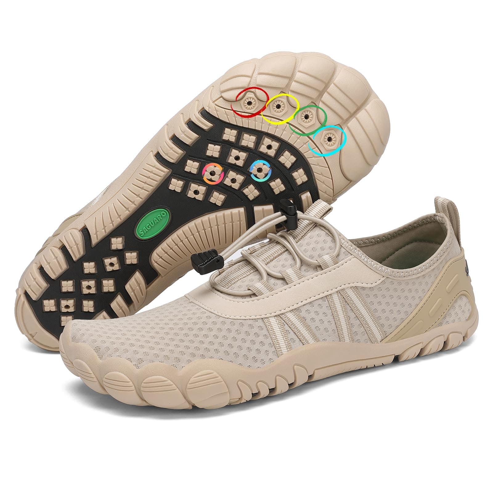 SAGUARO Escarpines Hombre Mujer Secado Rápido Barefoot Zapatillas de Agua Gr.36-48