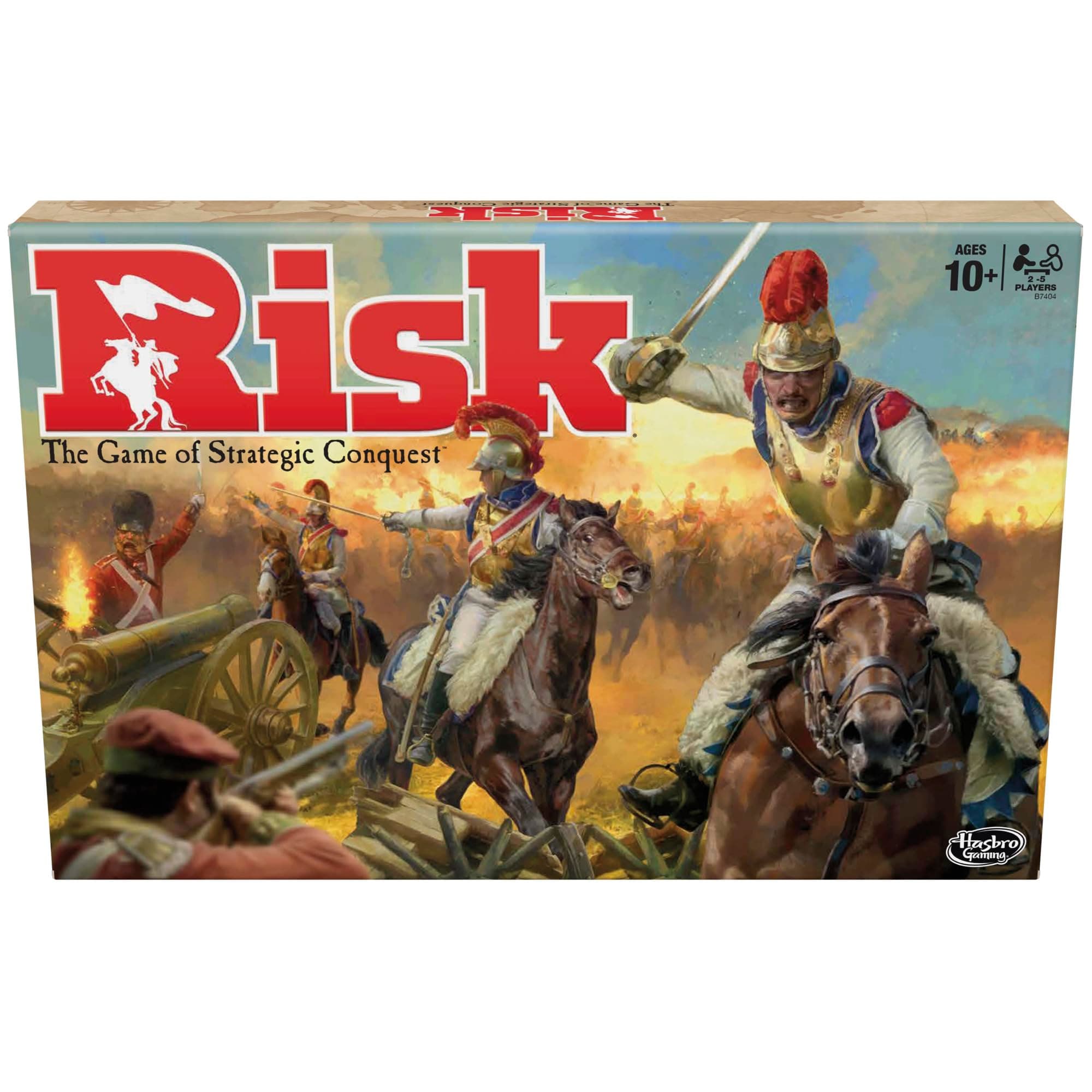Risk, Jeu de Société Stratégique et Immersif, Jeu de Plateau de Conquête avec Missions et Armées, Version Française pour Enfants dès 10 Ans, Filles, Garçons et Adultes