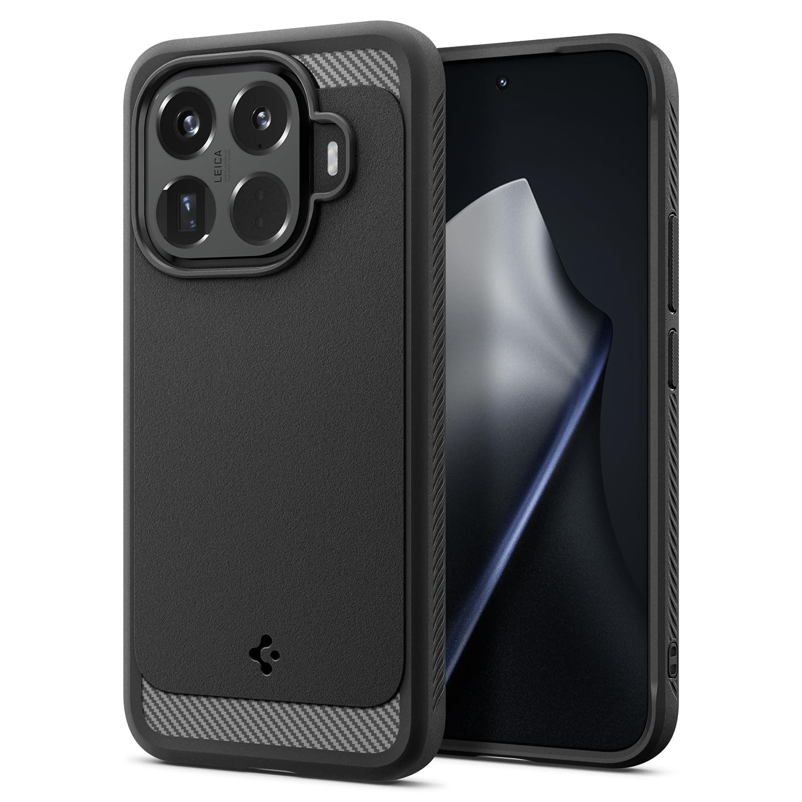 Spigen Rugged Armor Hülle Kompatibel mit Xiaomi 15T Pro -Matte Black