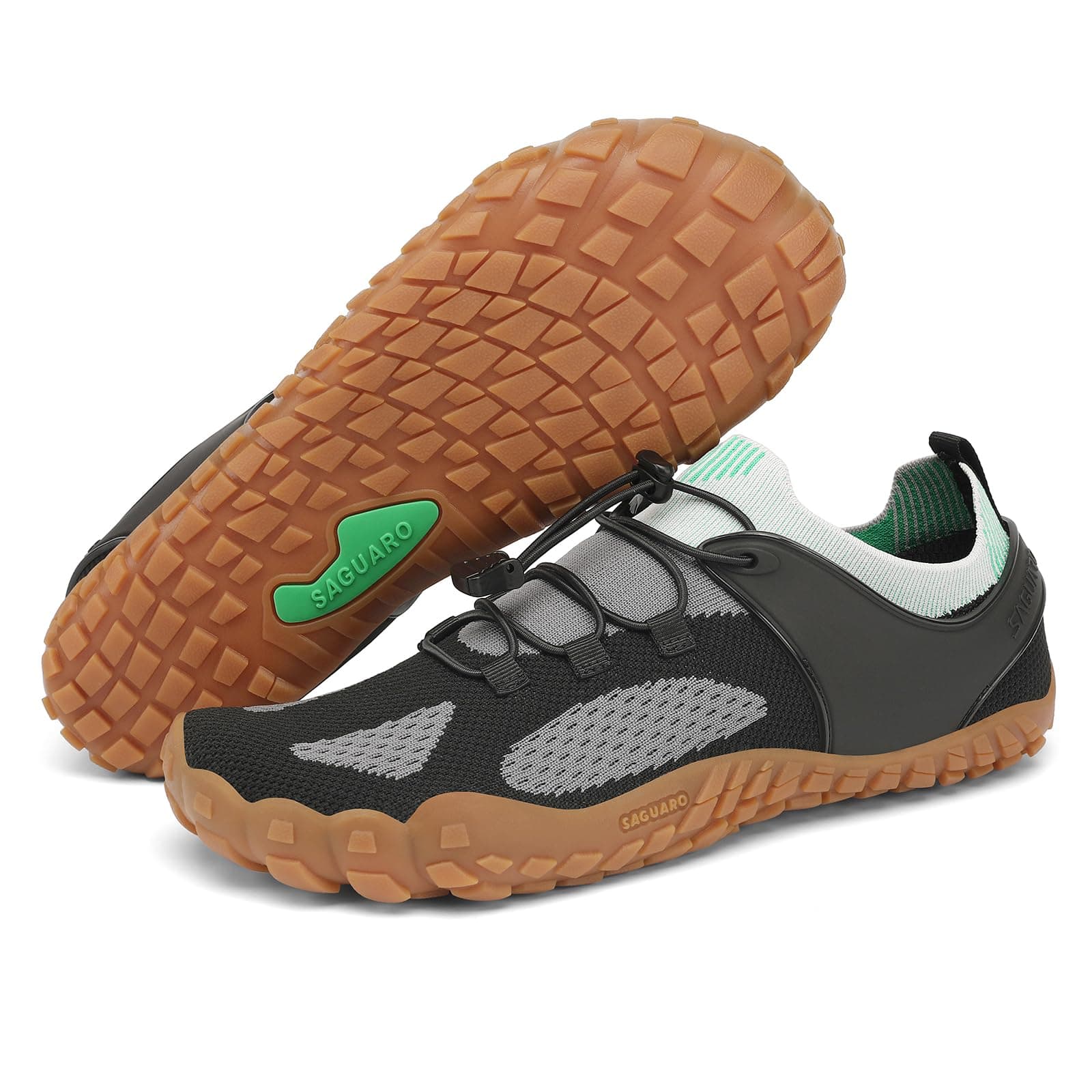 SAGUARO Knit Barfußschuhe rutschfest Barfuss Schuhe Damen Herren Mit Zero-Drop Solhe Gr.36-48