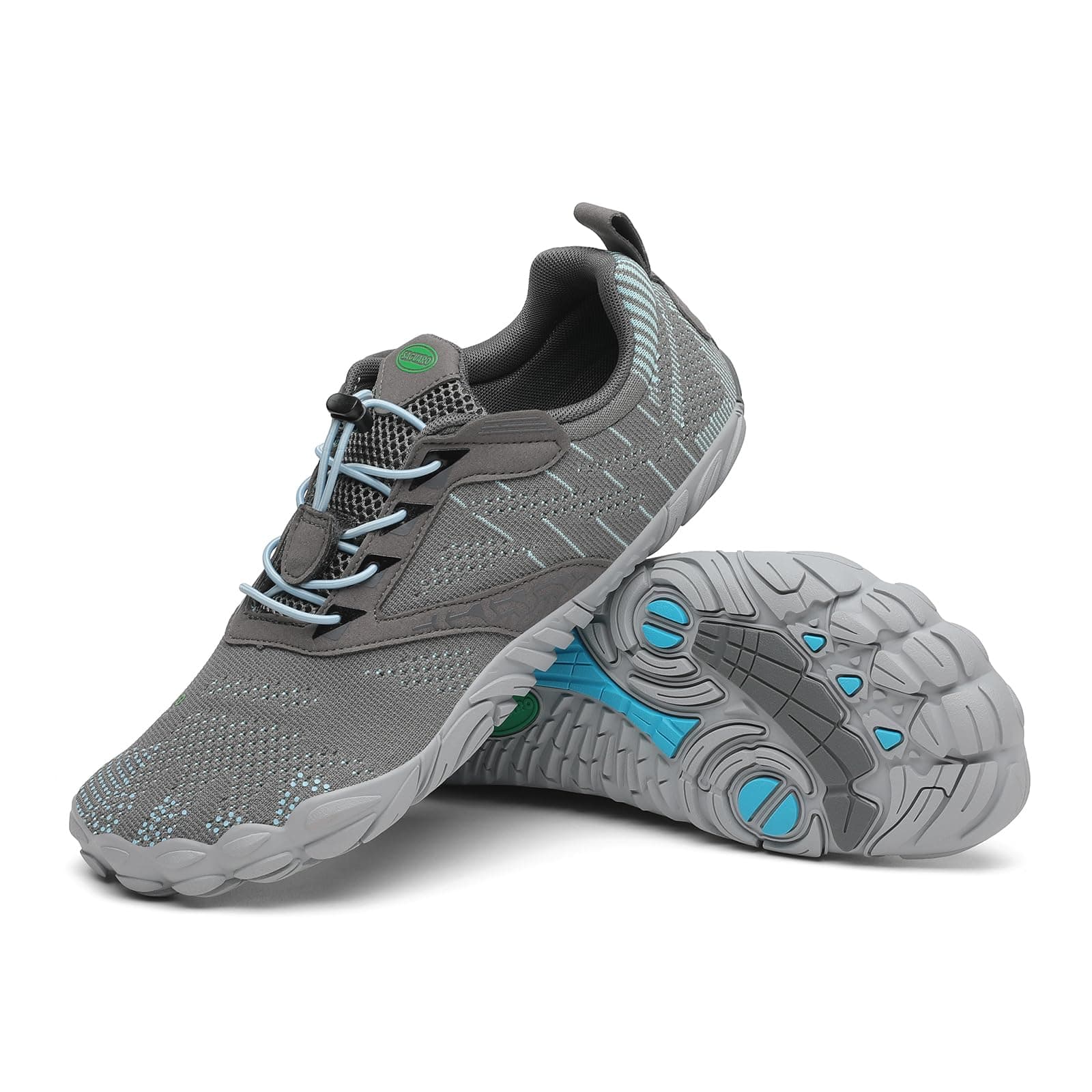 SAGUARO Unisex Barfußschuhe Outdoor Barfuss Traillaufschuhe Zehenschuhe mit Zero-Drop Solhe Gr.36-48