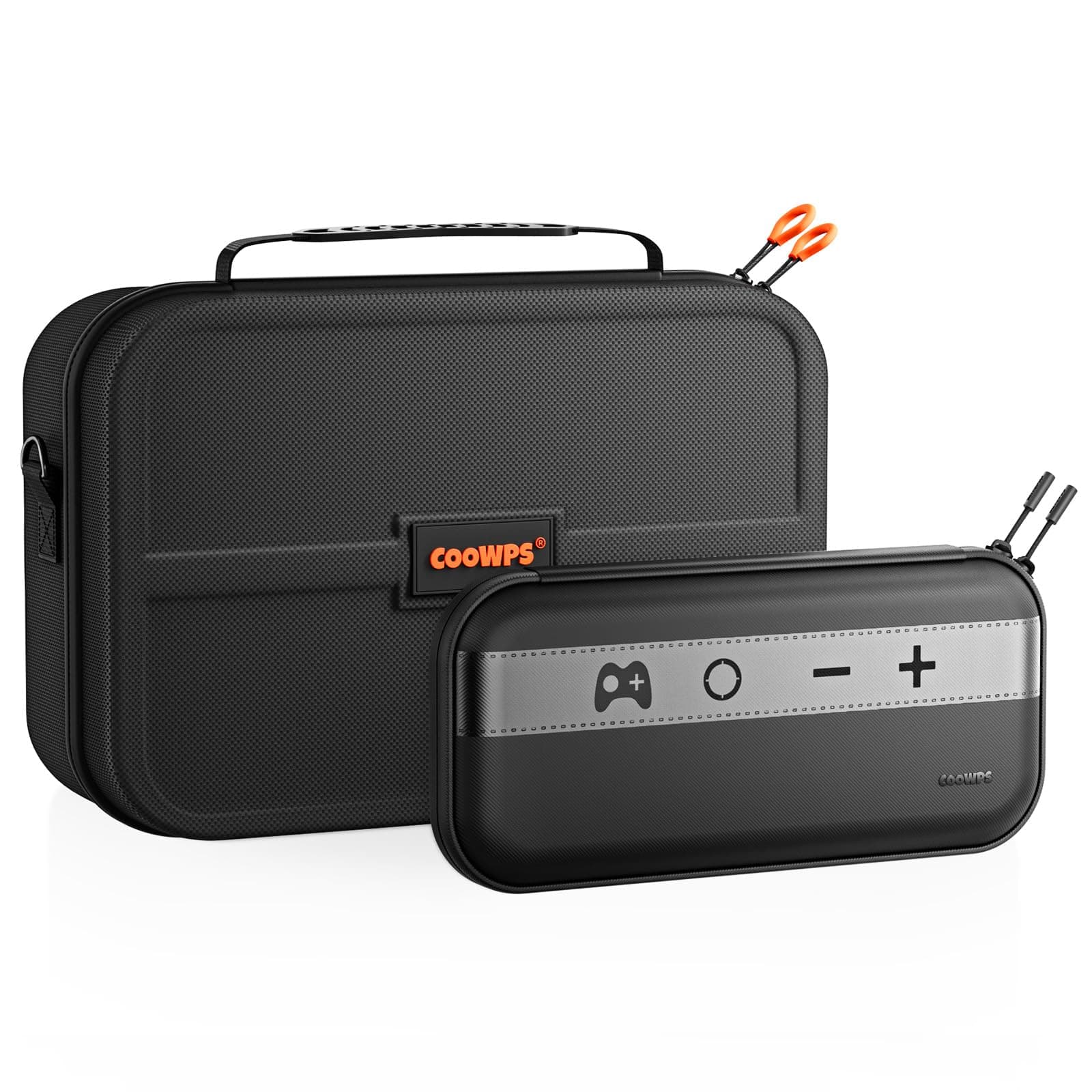 COOWPS Switch 2 Funda de Transporte 2025, con funda todo‑en‑uno y fundas delgadas, Bolsa de viaje rígida portátil con protección total para Nintendo Switch 2 consola , controlador Pro y accesorios