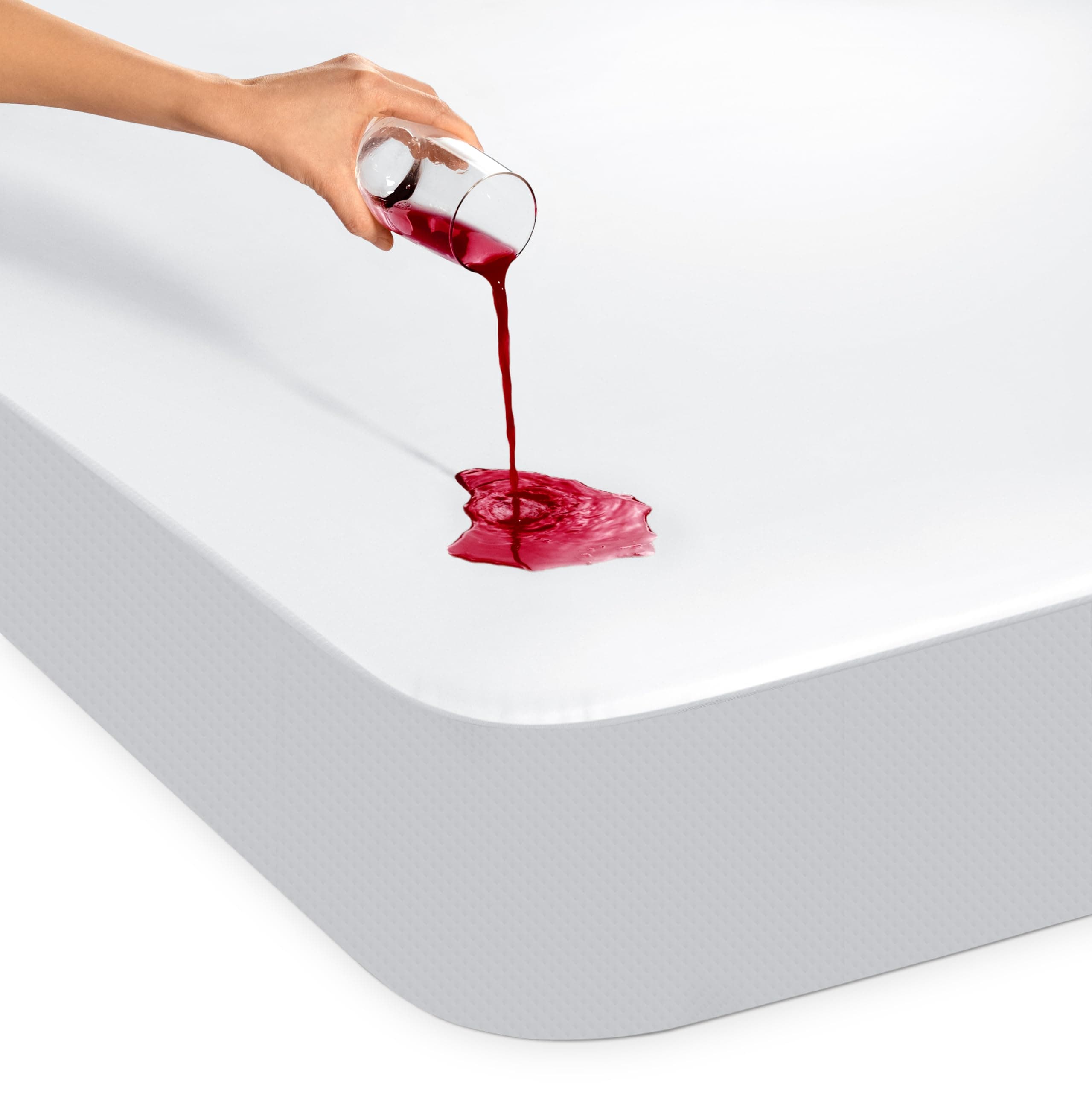 Dreamzie - Coprimaterasso Matrimoniale Impermeabile 160x200 cm - Proteggi Materasso 160x200 cm Resistente - Protezione Ottimale e Traspirante