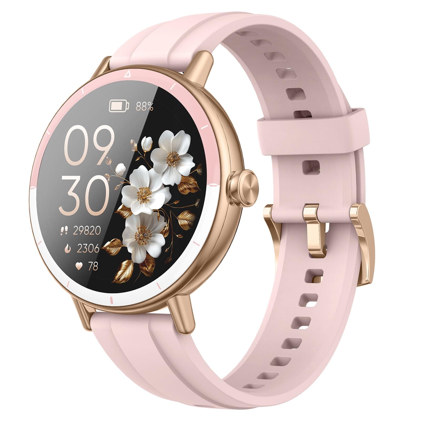 Reloj Inteligente Mujer, 1.27" HD Smartwatch Mujer con Llamadas Bluetooth, 2026 Smart Watch con Pulsómetro/Monitor de Sueño/Podómetro, IP68 Pulsera Actividad con 110+ Modos Deportivos para Android iOS