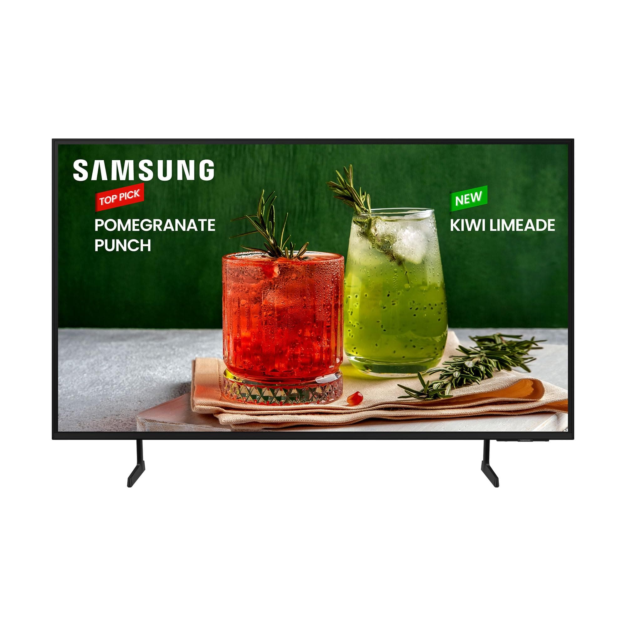 Samsung Business TV Serie BED-H da 43", UHD 3840x2160 con Funzionalità HDR10+, Tizen, PurColor, Adaptive Sound, HDMI, USB, Bluetooth, WiFi, Accesso Remoto