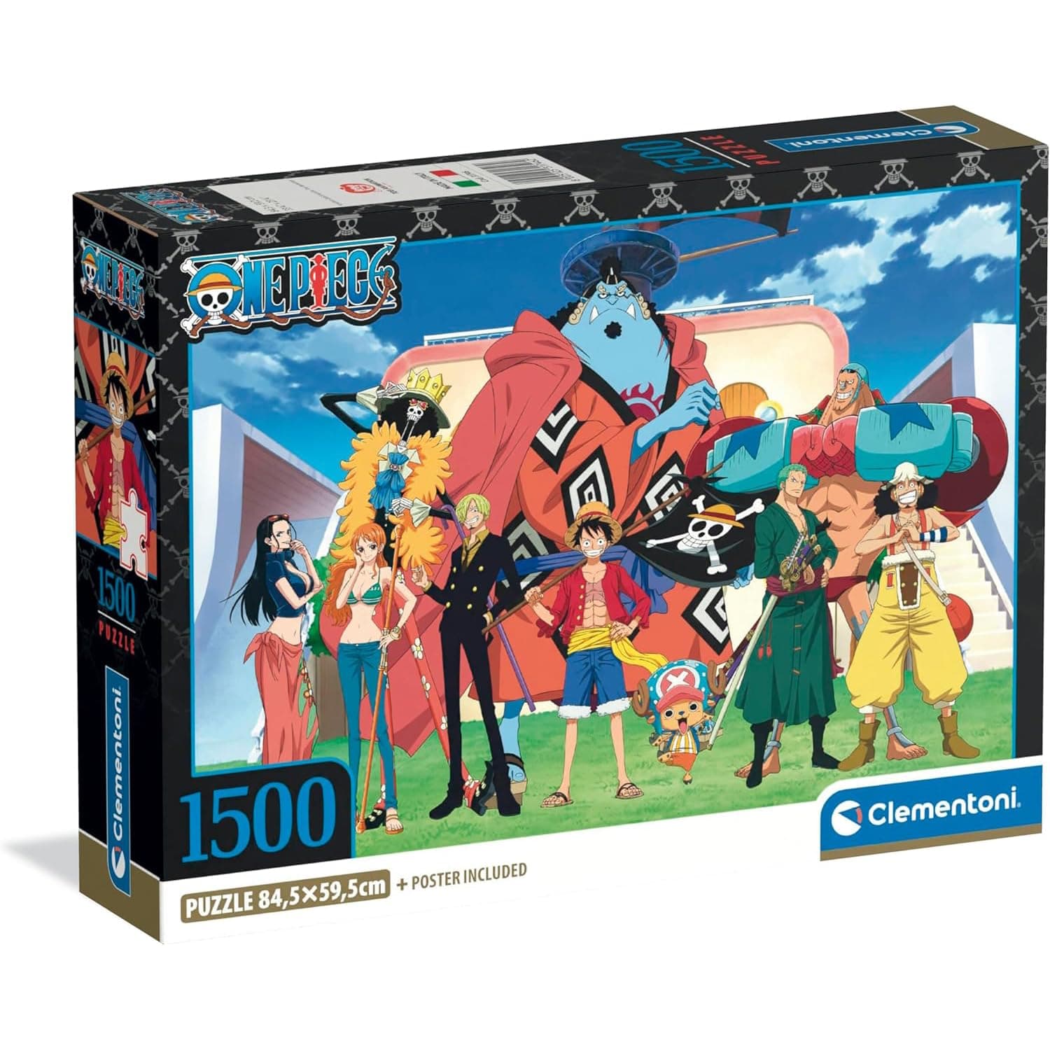 Clementoni Puzzle One Piece 1500 Stücke, Compact Box - Puzzle für Erwachsene 14-99 Jahre, Geschenk für Mann und Frau, Made in Italy, 31746