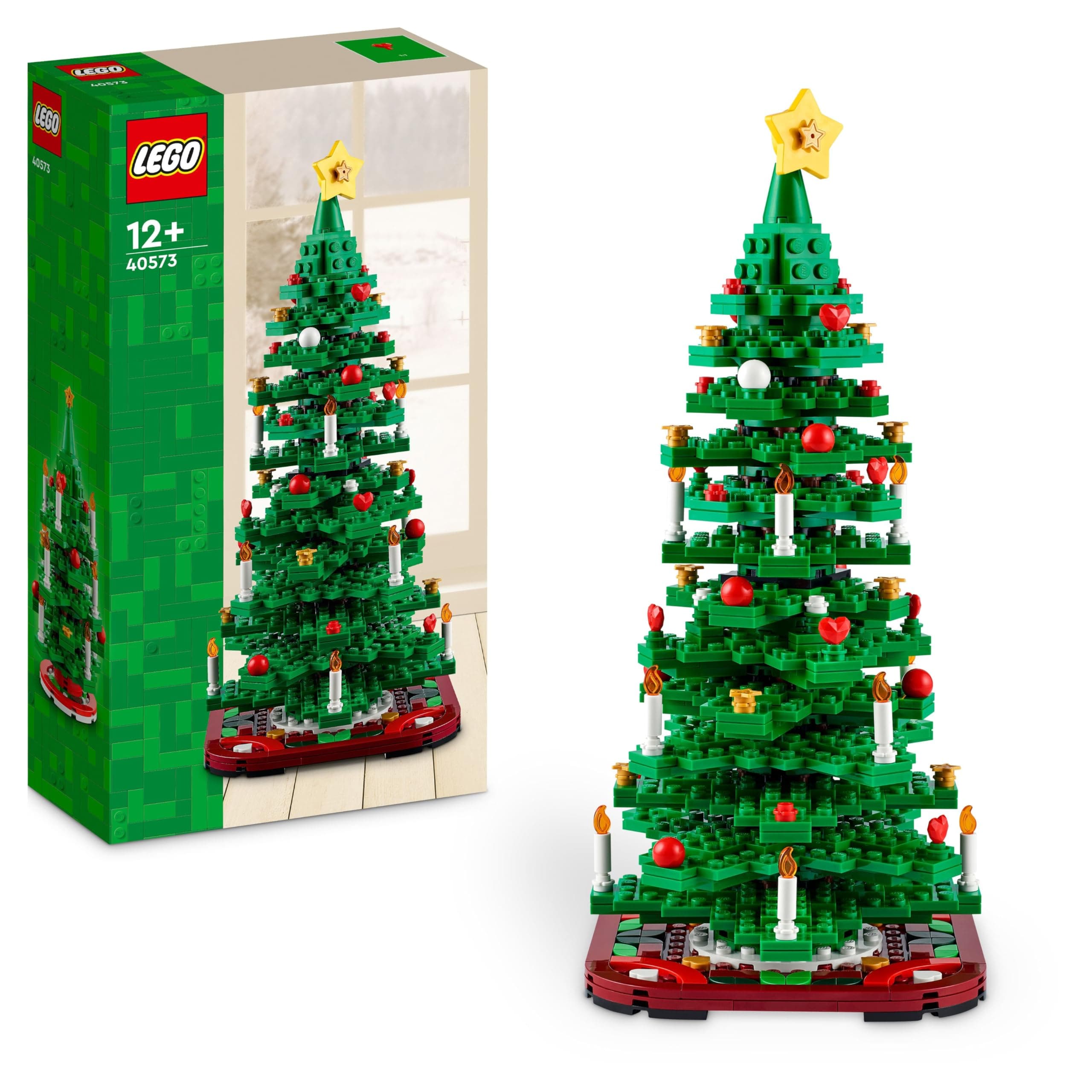 LEGO Le Sapin de Noël - Set de Construction pour Enfants - Décoration de Noël à Collectionner - Encourage la Créativité et Le Jeu d’Imagination - Projet Artistique Festif pour Toute la Famille 40573