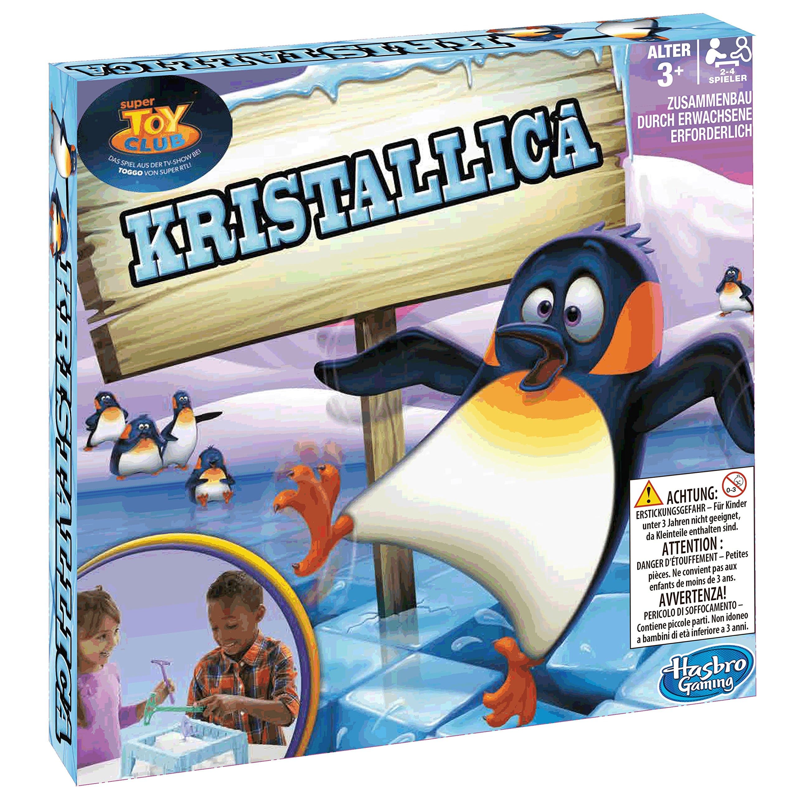 Hasbro Gaming Kristallica Brettspiel für Vorschulkinder, Strategiespiel für 2-4 Spieler, Spielspaß mit Freunden und Familie, Perfekt als Partyspiel und für Multiplayer-Spaß, Geschenk für Kinder