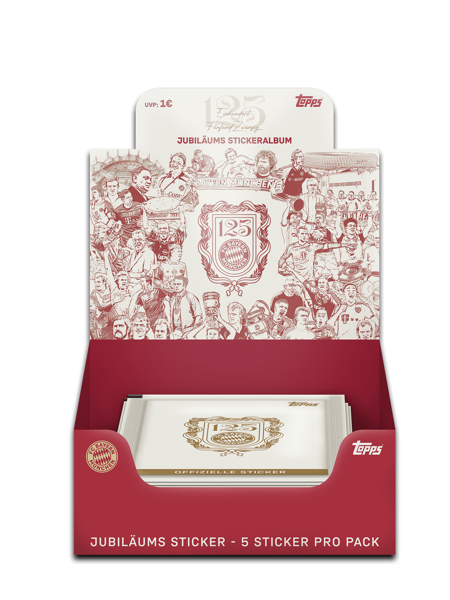150 Jubiläumssticker Box