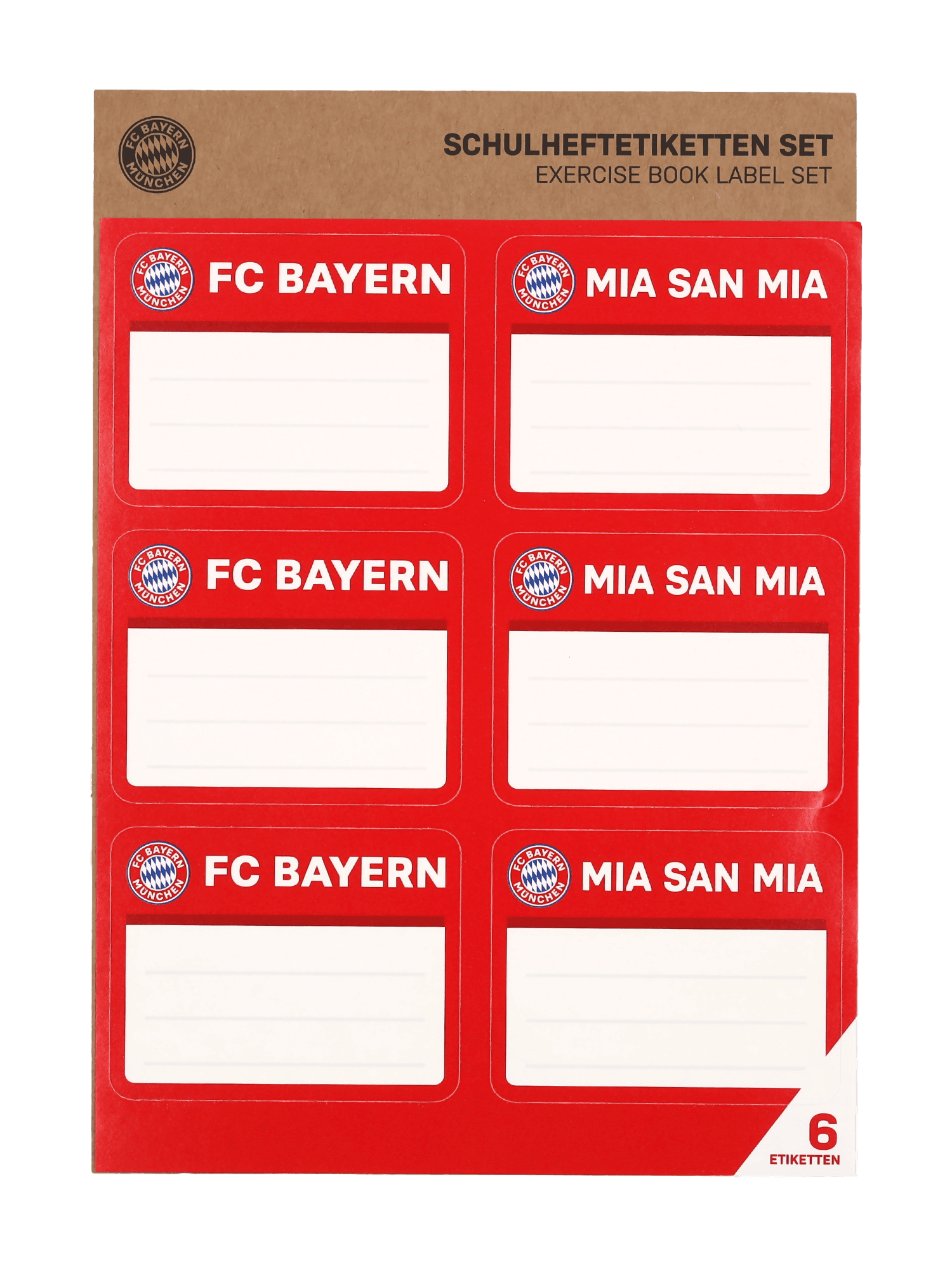 Heftetiketten Set