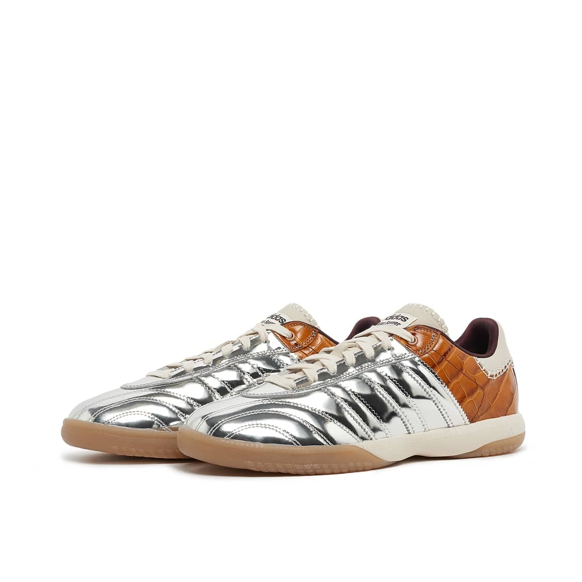 x Wales Bonner Wmns Samba Millennium "Silver Metallic Yellow Croc"