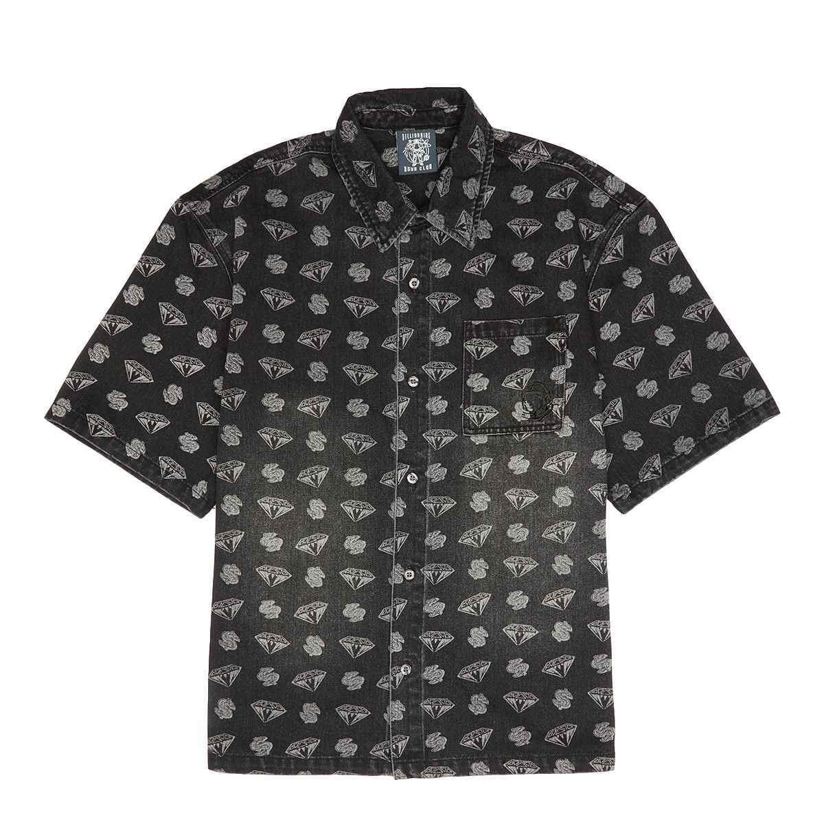 Diamonds & Dollars Oversized SS Denim Shirt 