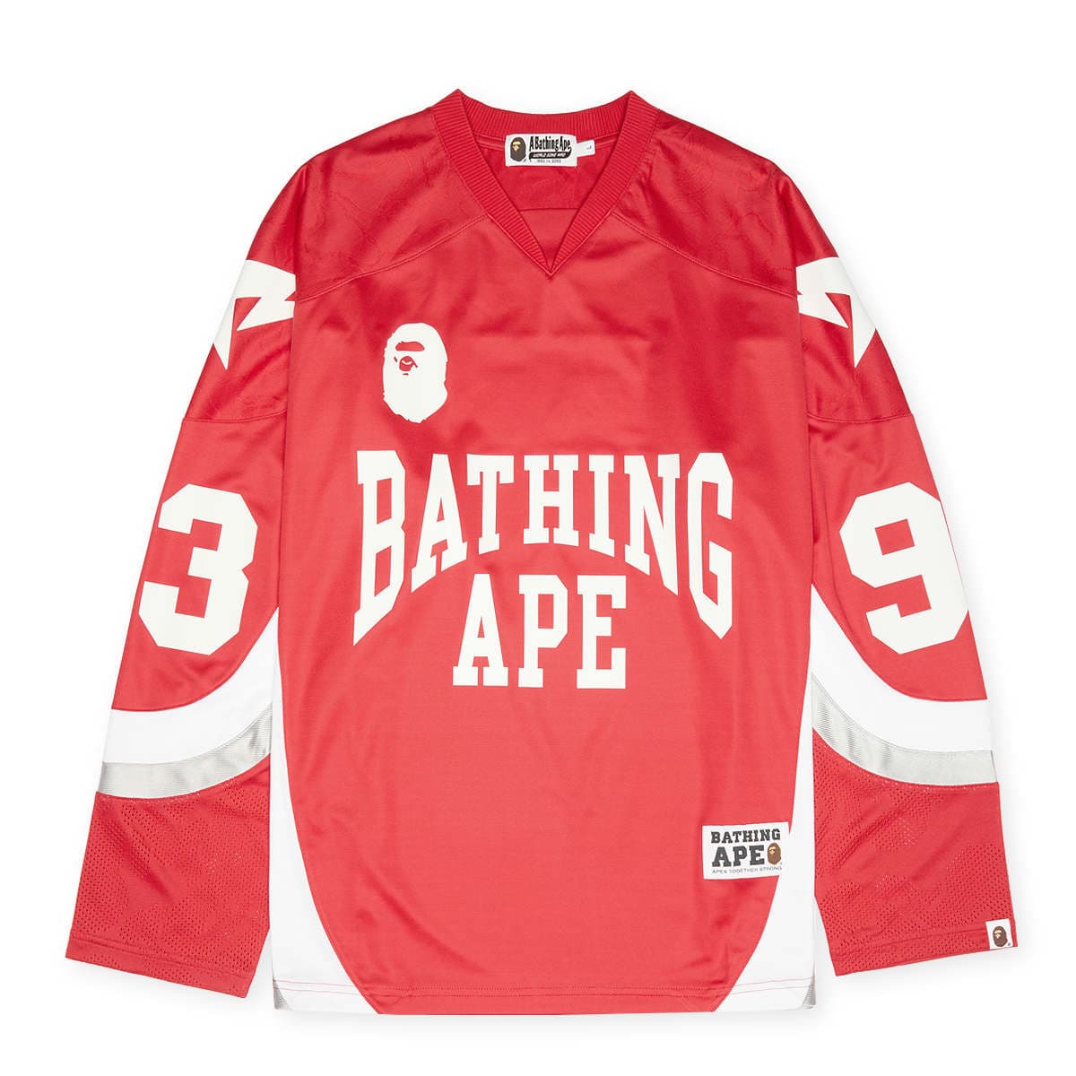 Line Camo Jacquard Logo Relaxed Fit Ice Hockey Jersey
