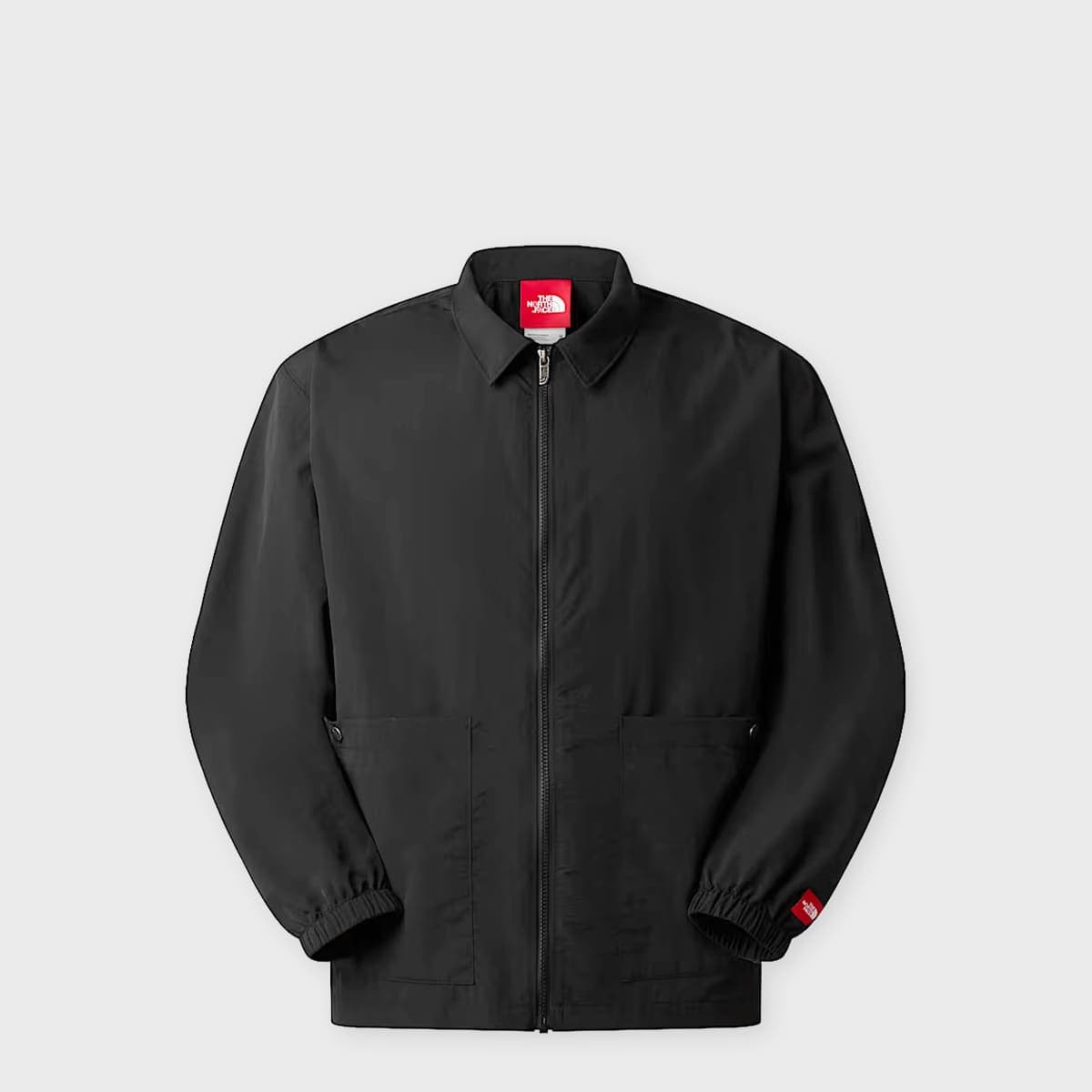 TNF Red Box Nylon L/S Shirt tnf black