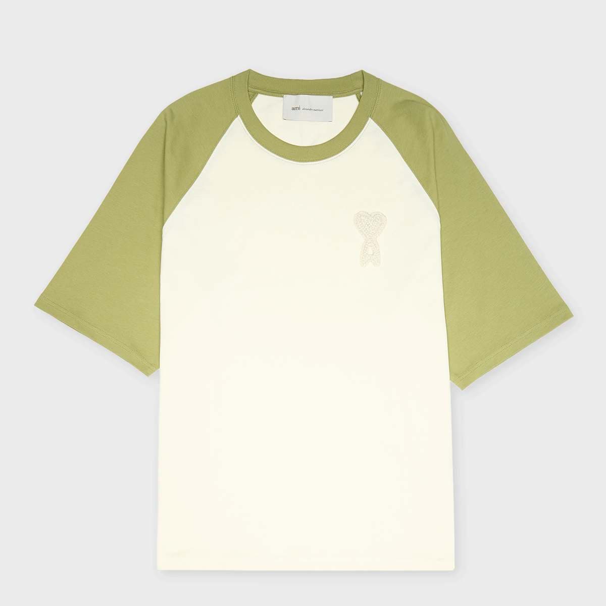SS Boxy Fit T-Shirt Ami De Coeur Knitted Patch 