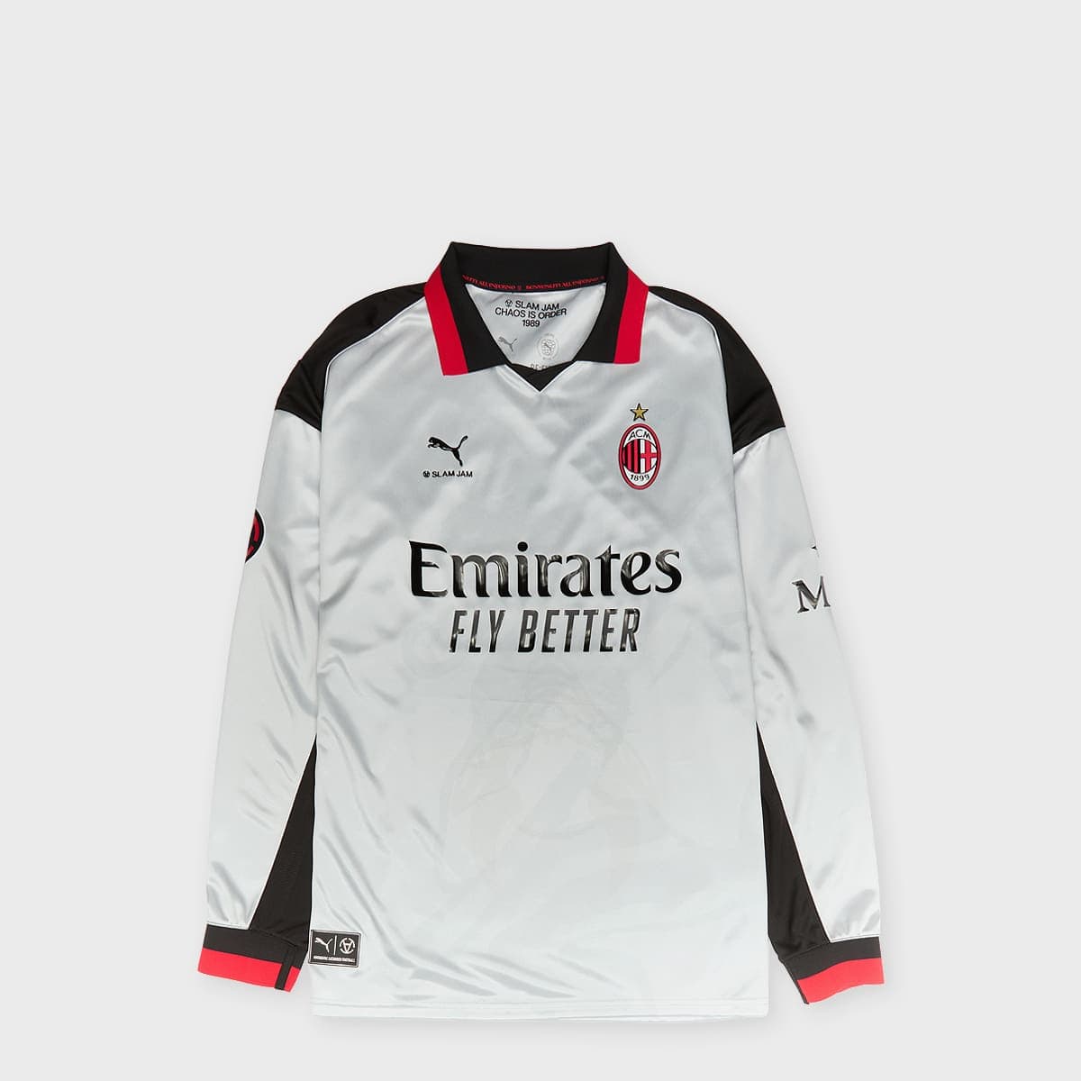  x Slam Jam AC Milan Limited Edition Longsleeve Jersey
