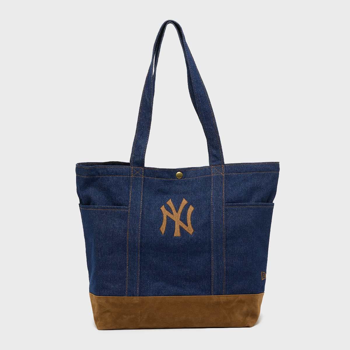 Suede Denim Tote