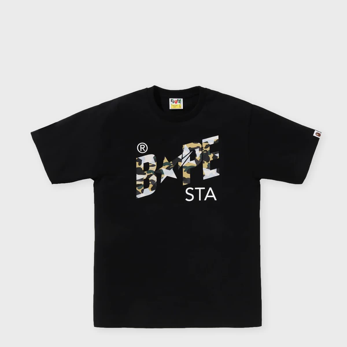 Sta Over Print 1st Camo Bape Sta Tee M
