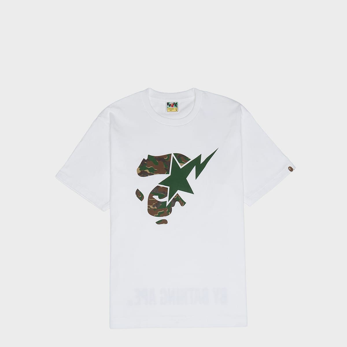 Glitch Woodland Camo Ape Face Sta Tee M