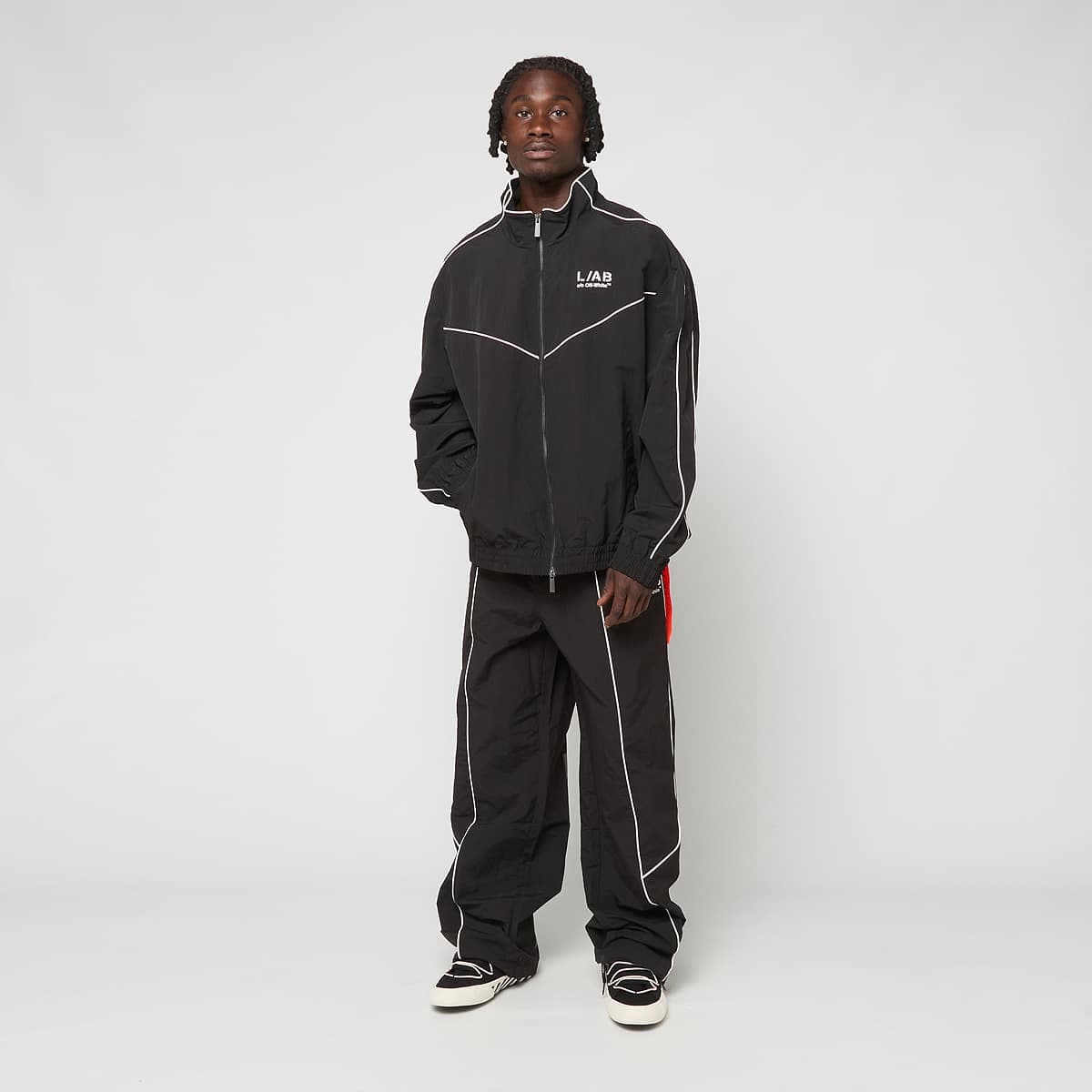 Diag Track Jacket black