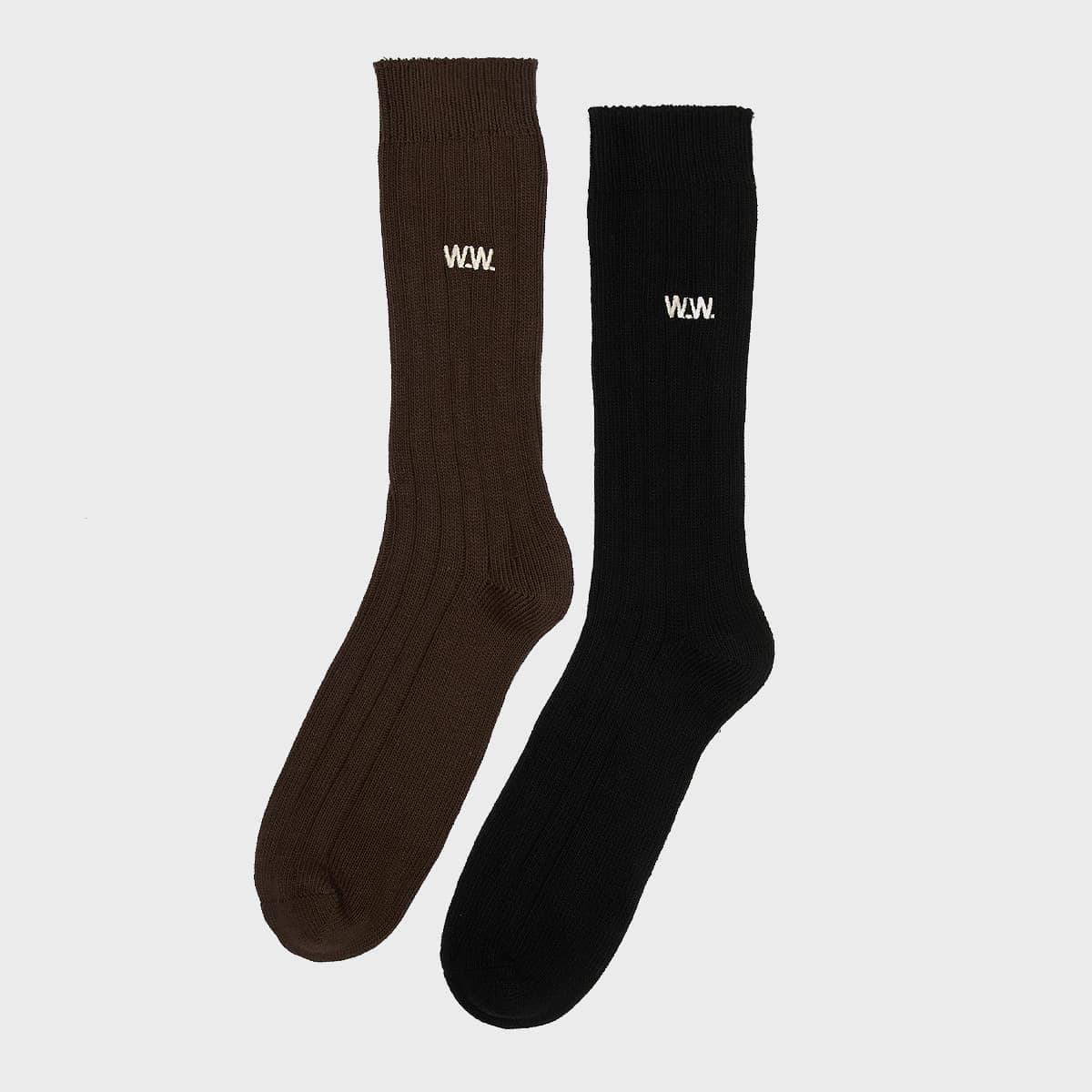 Dakota 2 Pack Socks desert palm/black