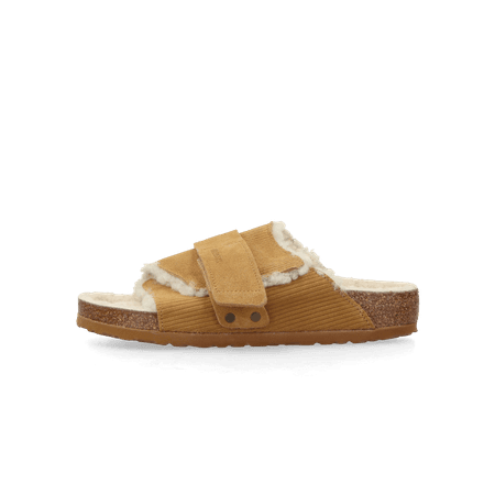 Kyoto Shearling Suede Leather/Fur Corduroy Cork Brown