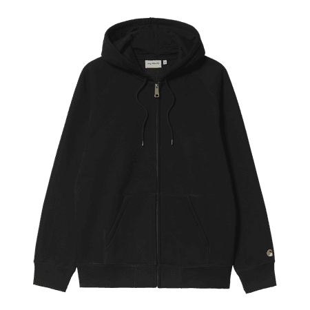 Hooded Chase Kapuzenjacke (black / gold)