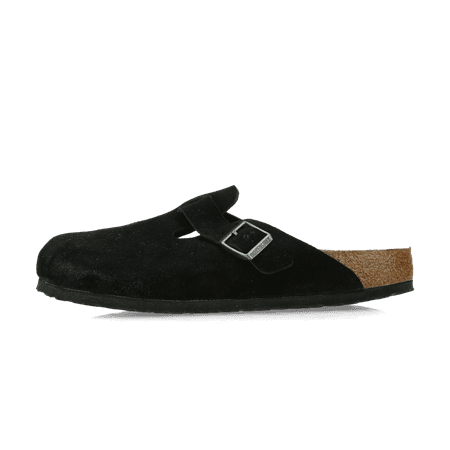 Boston Suede Leather - Narrow Black