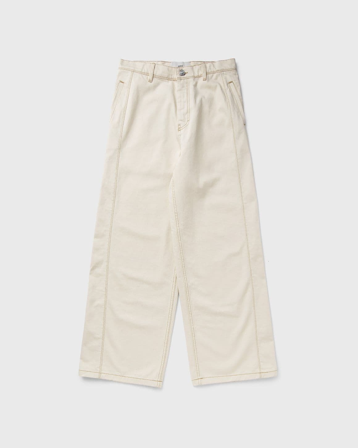 WIDE FIT JEANS WITH SIDE STRIPES