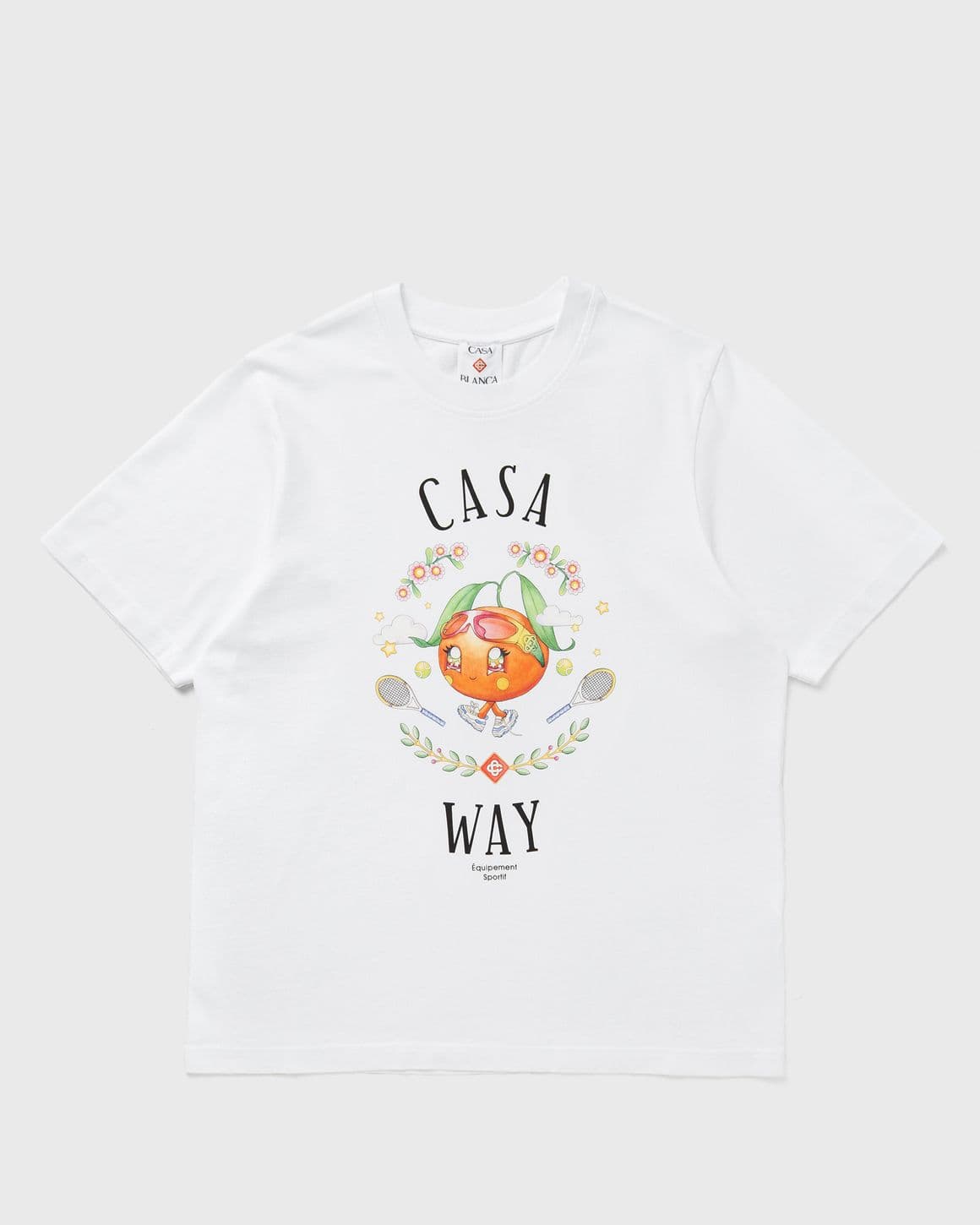 CASA WAY ORANGE MASCOT PRINTED T-SHIRT