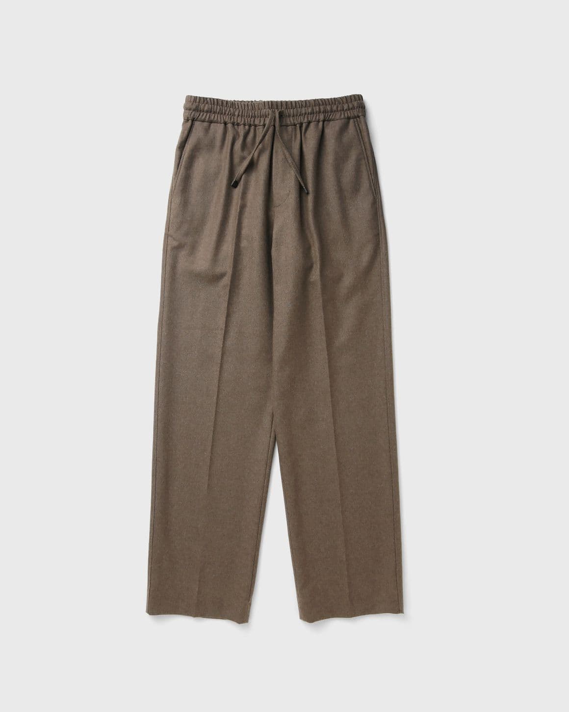 Elastic Waist Flannel Pants