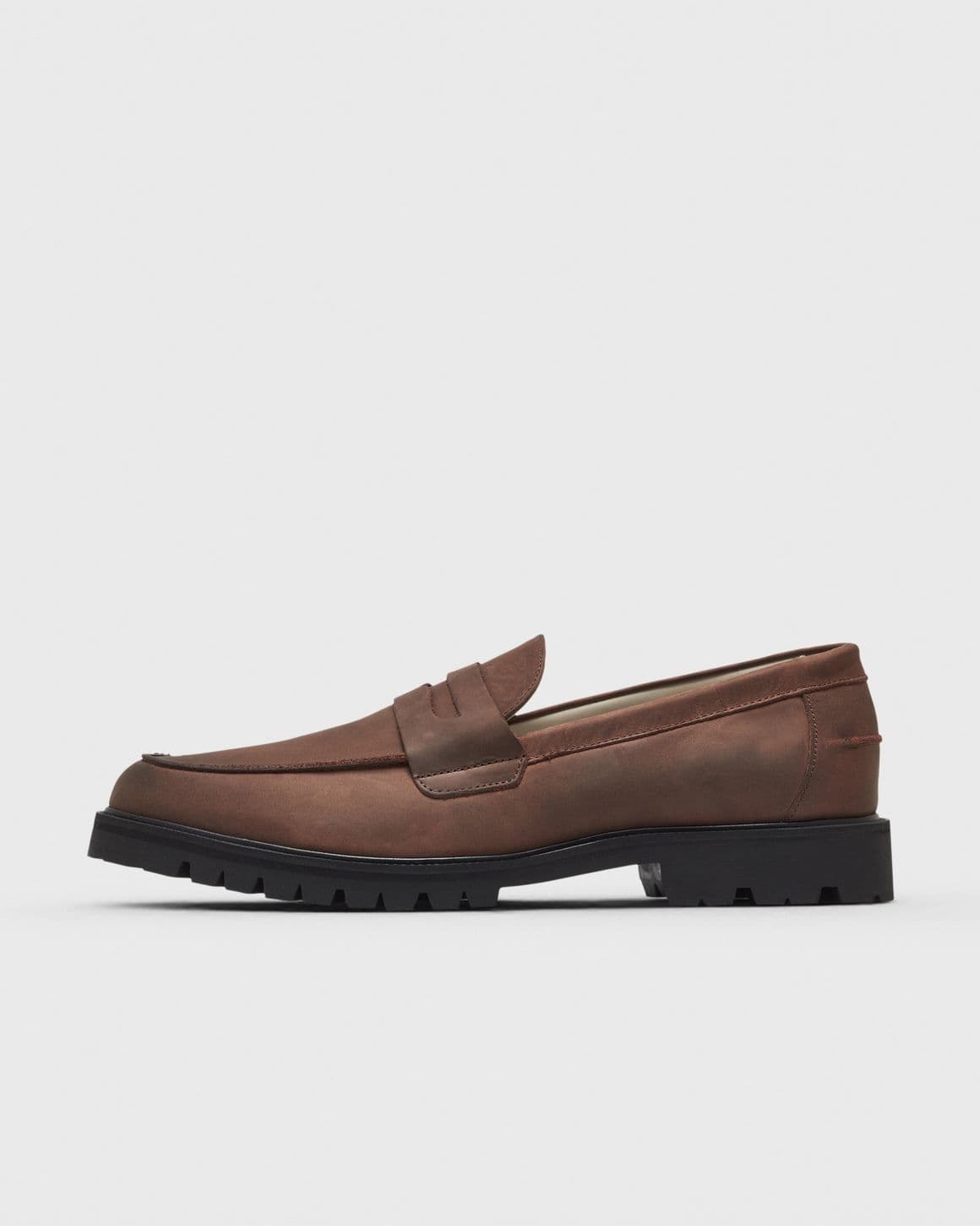 Vibram Distressed Lug Loafer