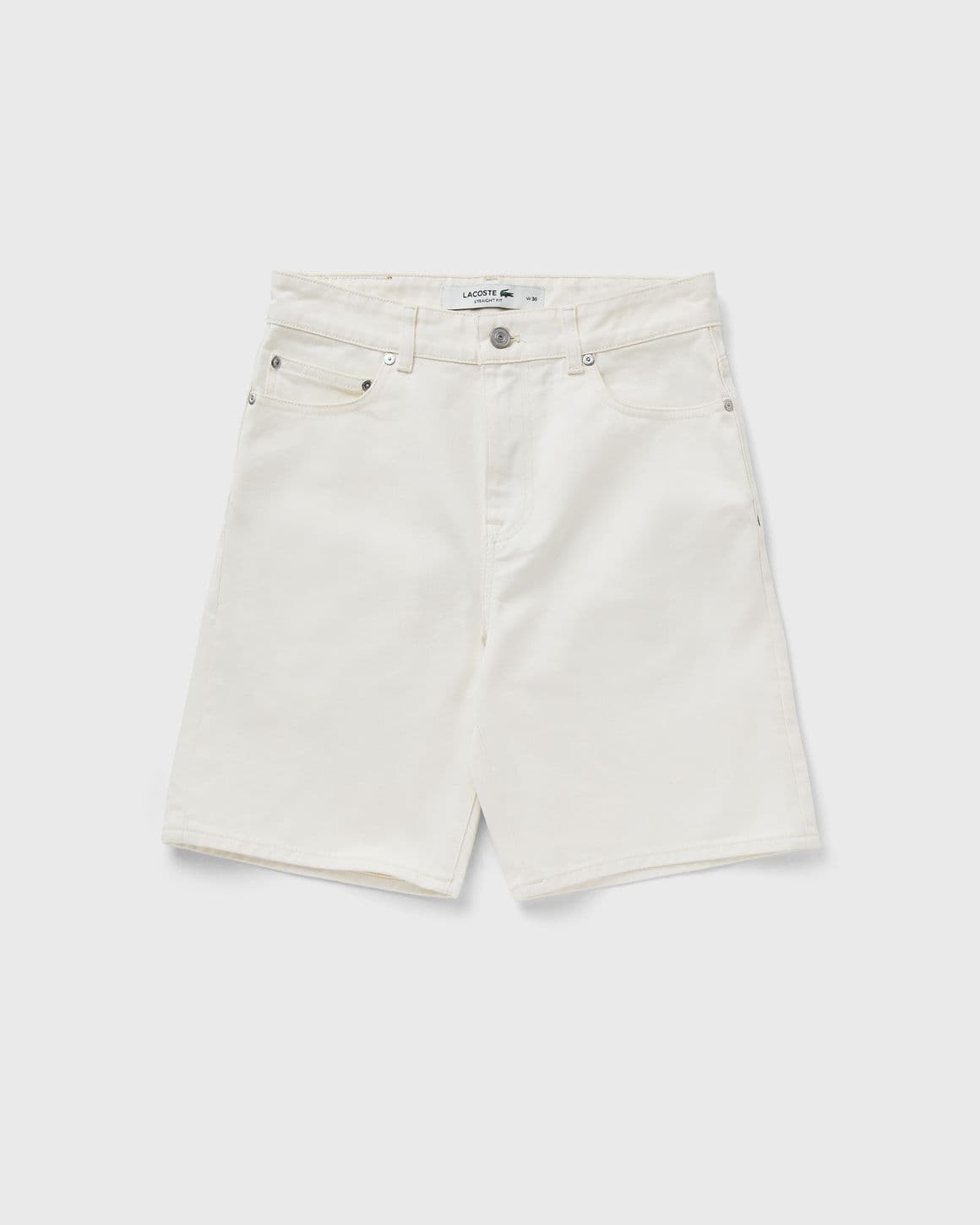 Straight Fit Denim Bermuda Shorts