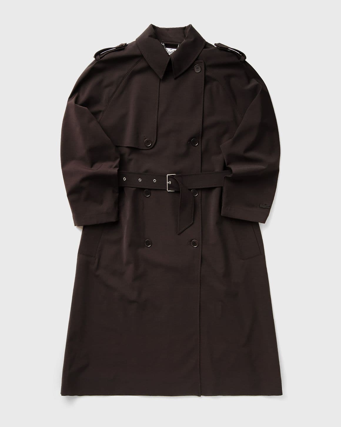 Oversized Wool Blend Trench Coat