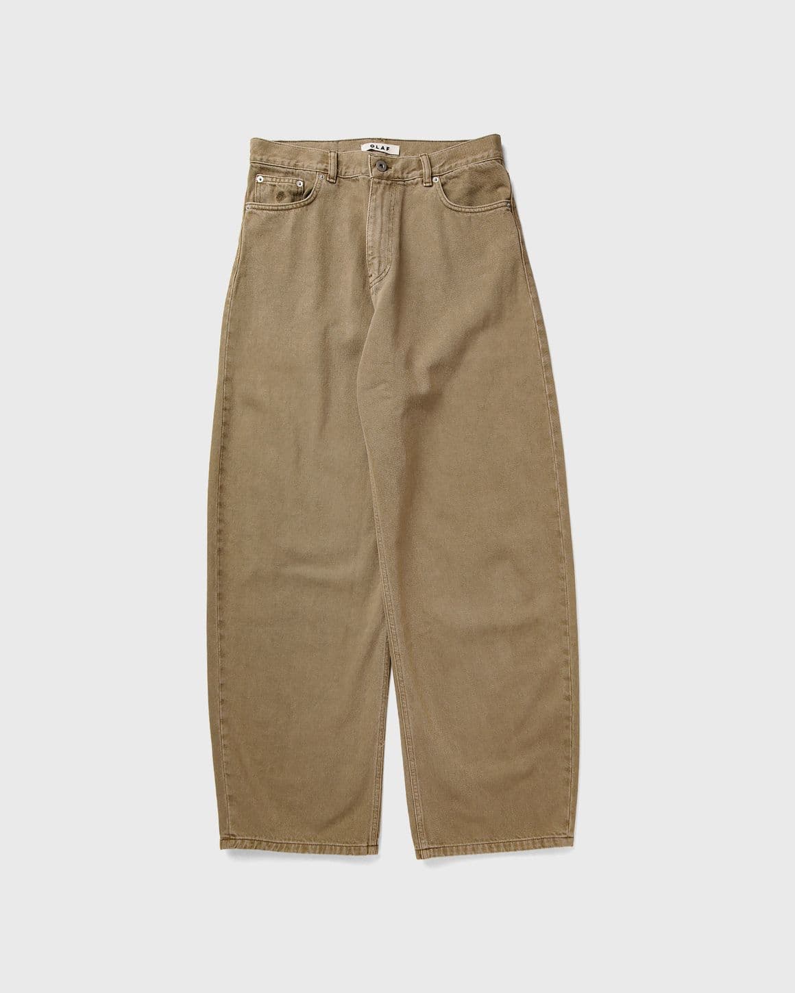 WMNS MONOGRAM BARREL LEG DENIM PANT