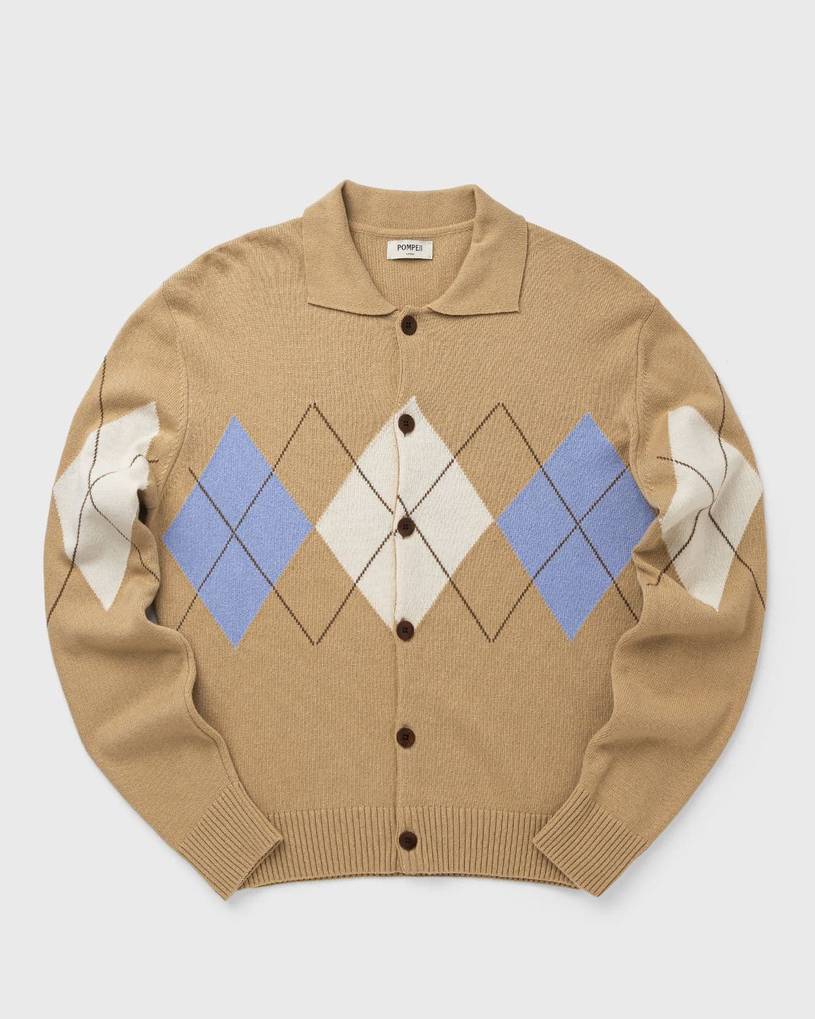 ARGYLE CARDIGAN POLO