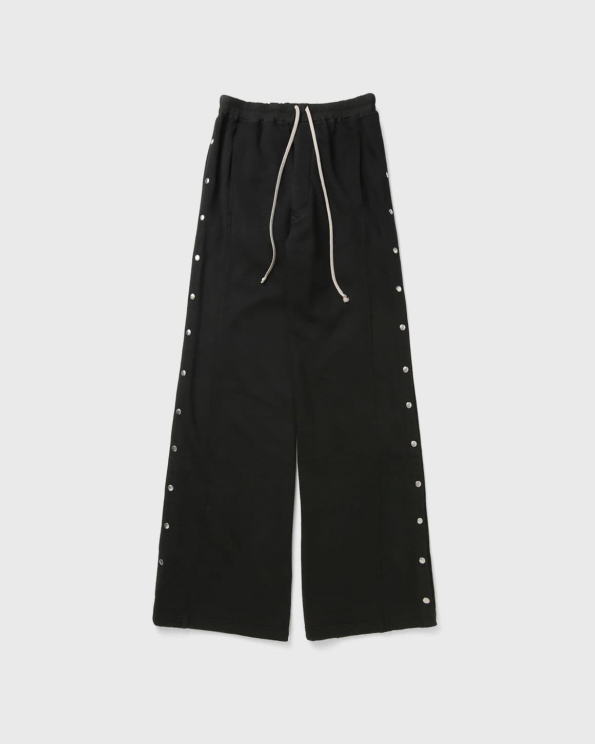 KNIT SWEAT PANTS-WIDE PUSHER PANTS