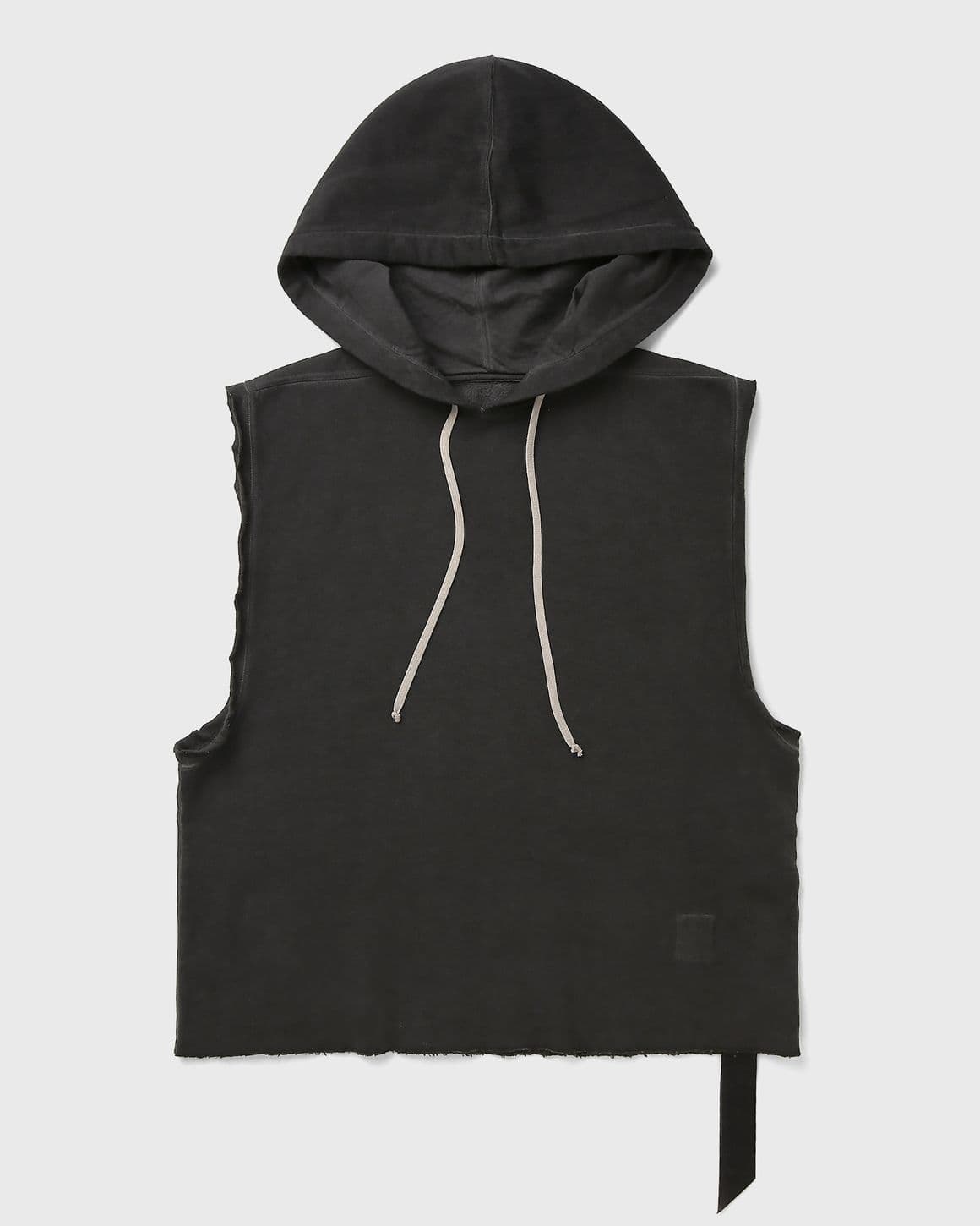 KNIT SWEAT TOP-HOODED TUNIC